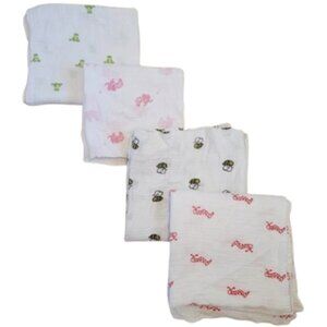 🌿aden + anais Muslin Swaddle Blanket Bundle [set of 4]🌿